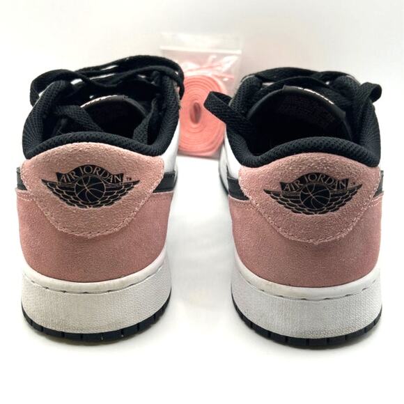 Nike Air Jordan 1 Retro Low OG Bleached Coral White Black 7 Youth/Mens - Picture 4 of 7